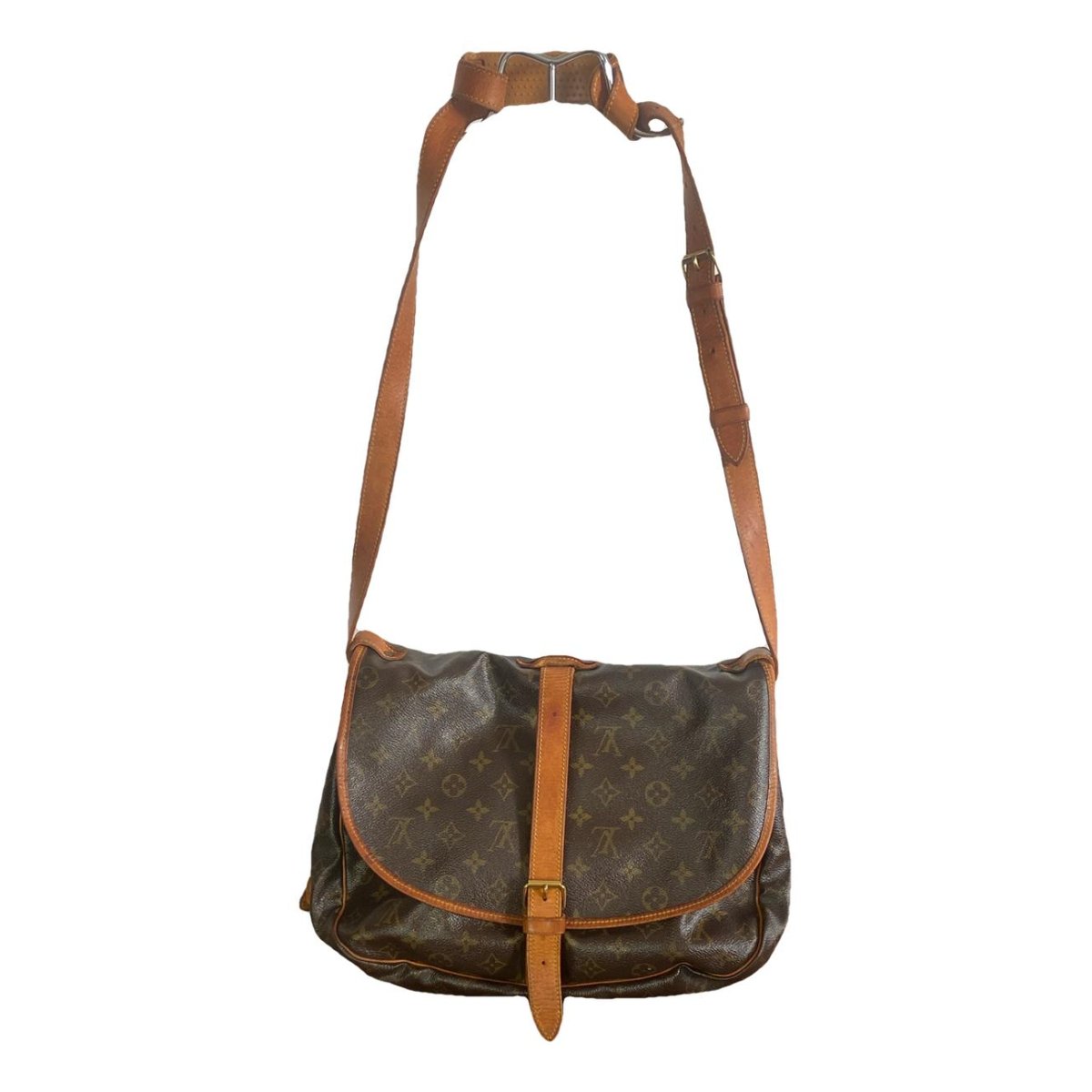 Saumur leather crossbody bag