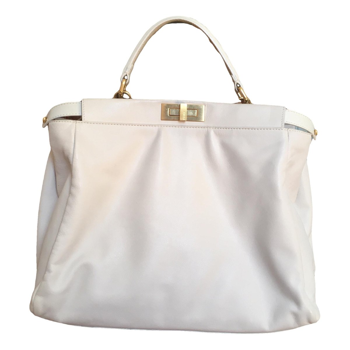 Peekaboo leather handbag