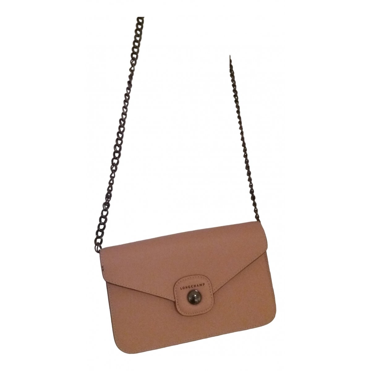 Mademoiselle leather clutch bag