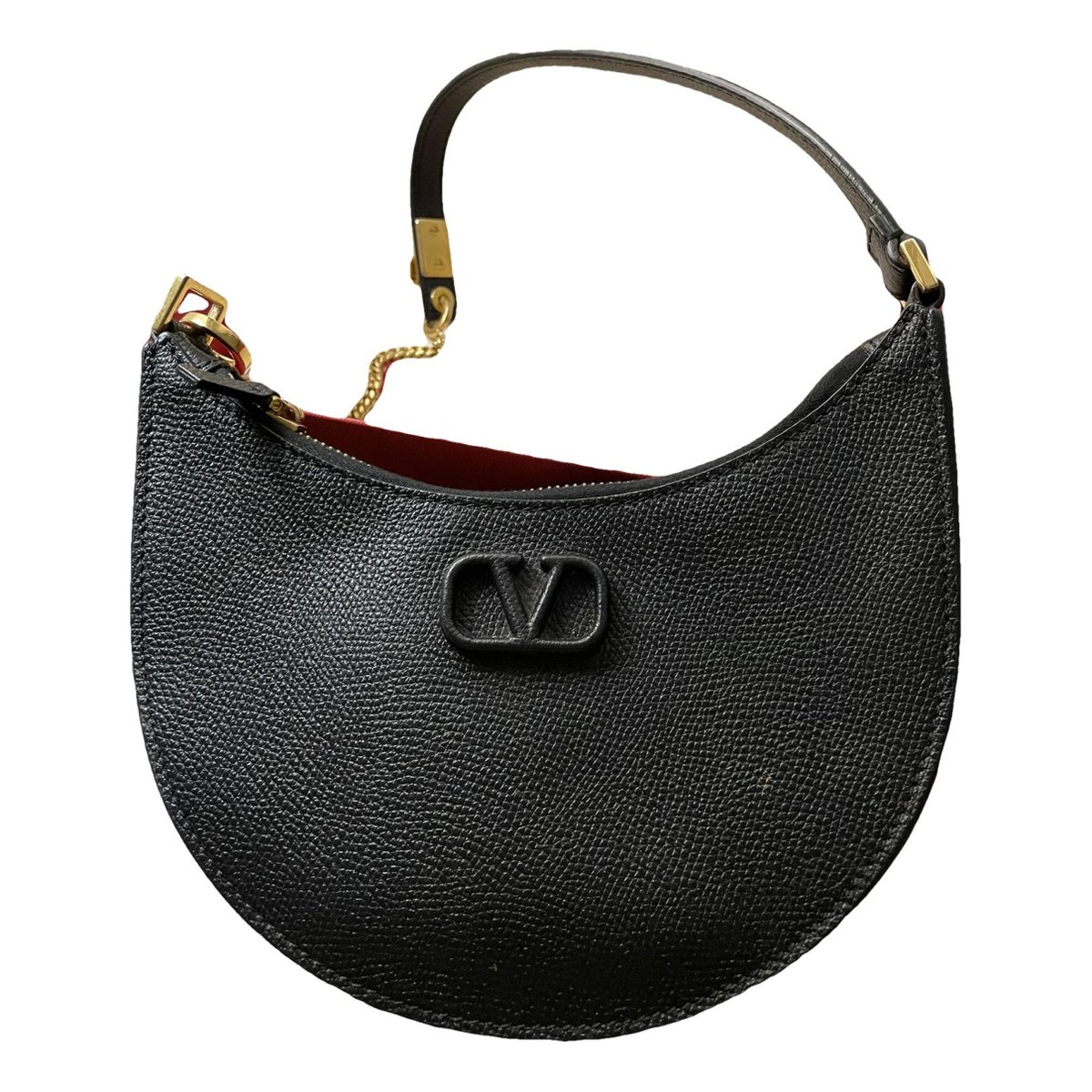 Rockstud Hobo leather handbag