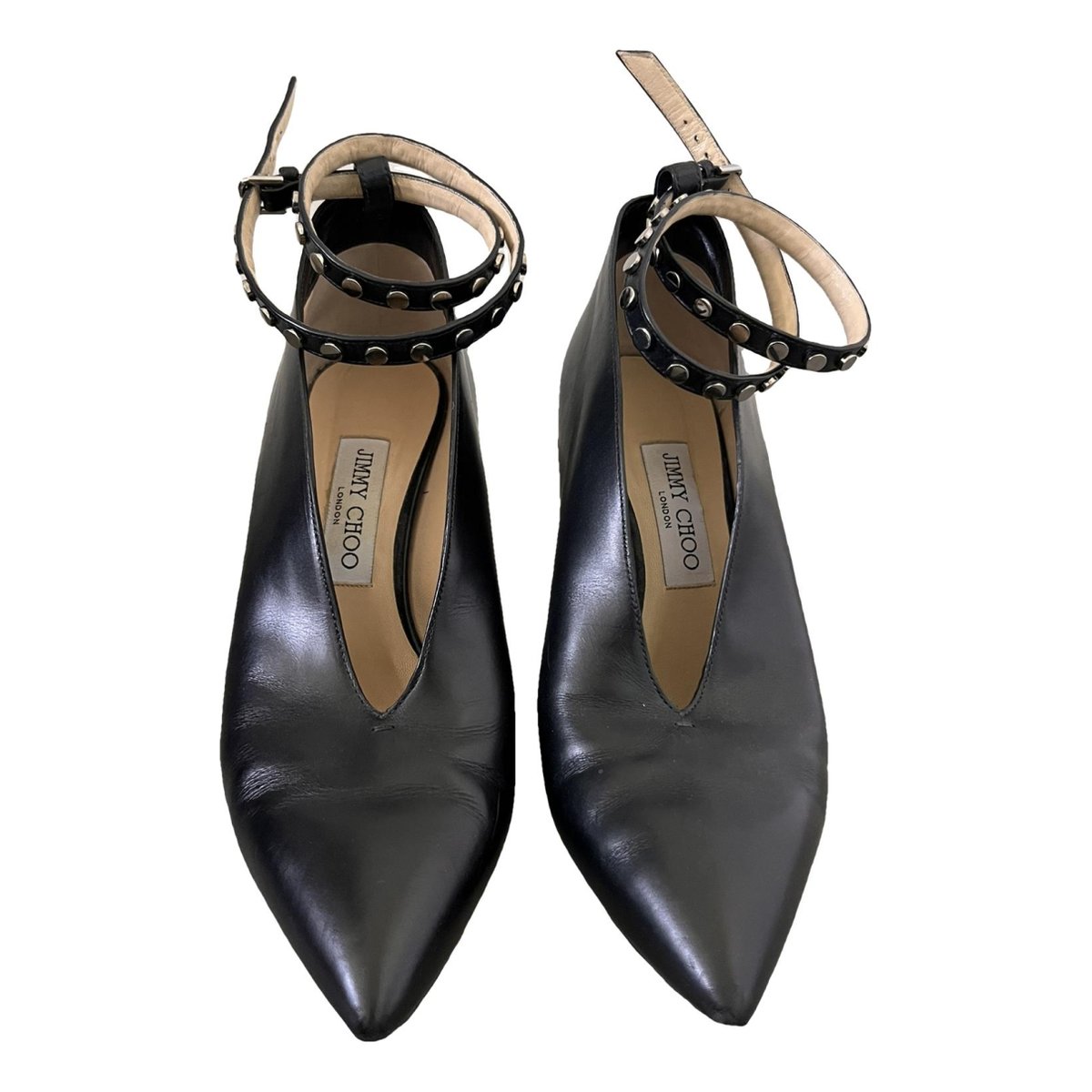 Lark pony-style calfskin heels