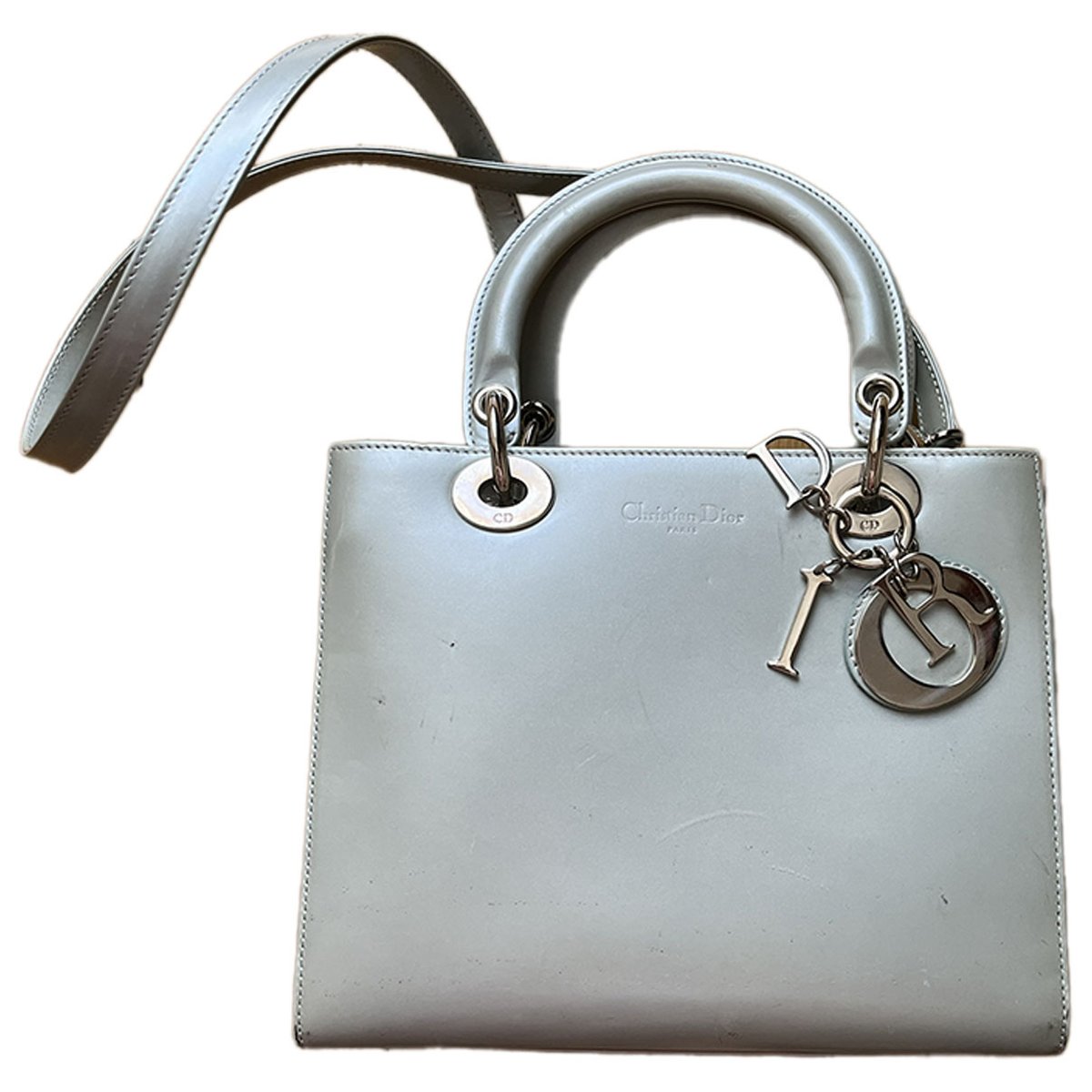 Lady Dior leather handbag