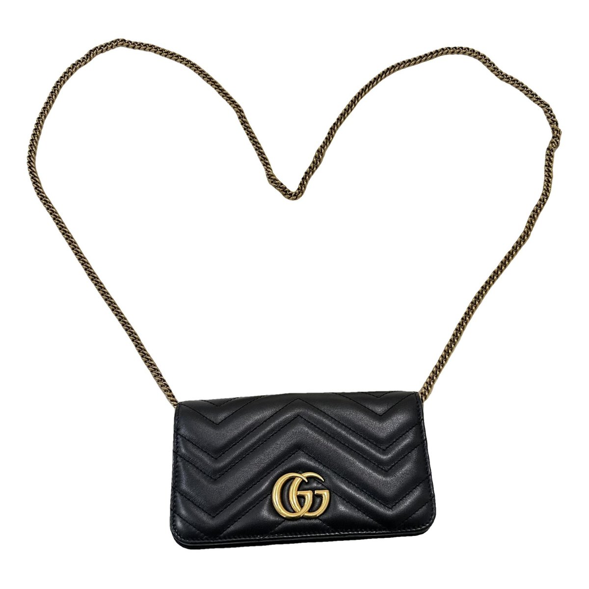 GG Marmont Chain Matelasse leather crossbody bag