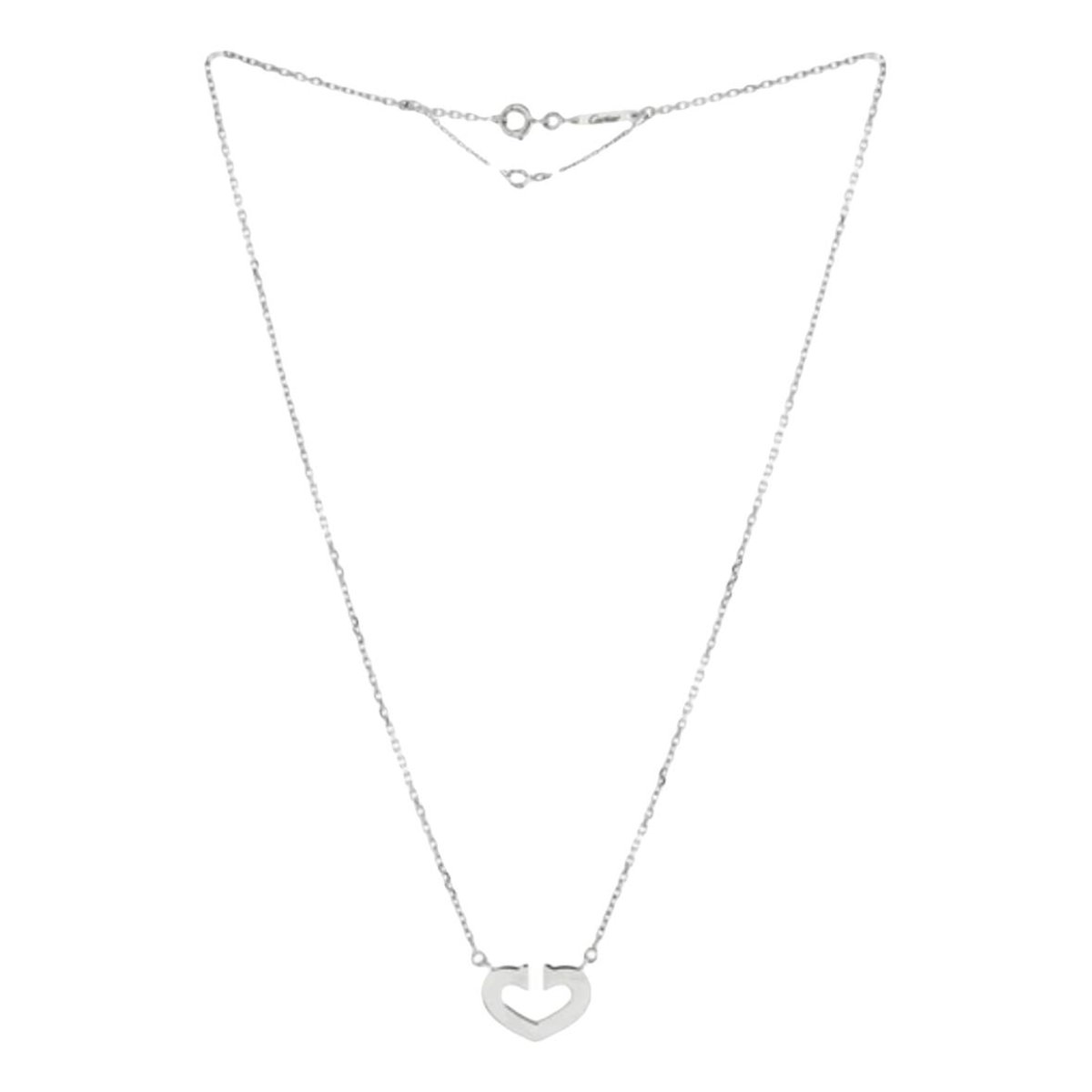 C white gold necklace