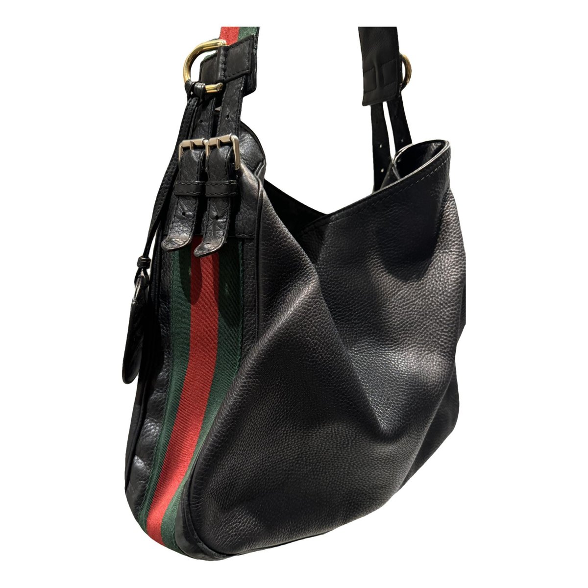 Hobo leather handbag