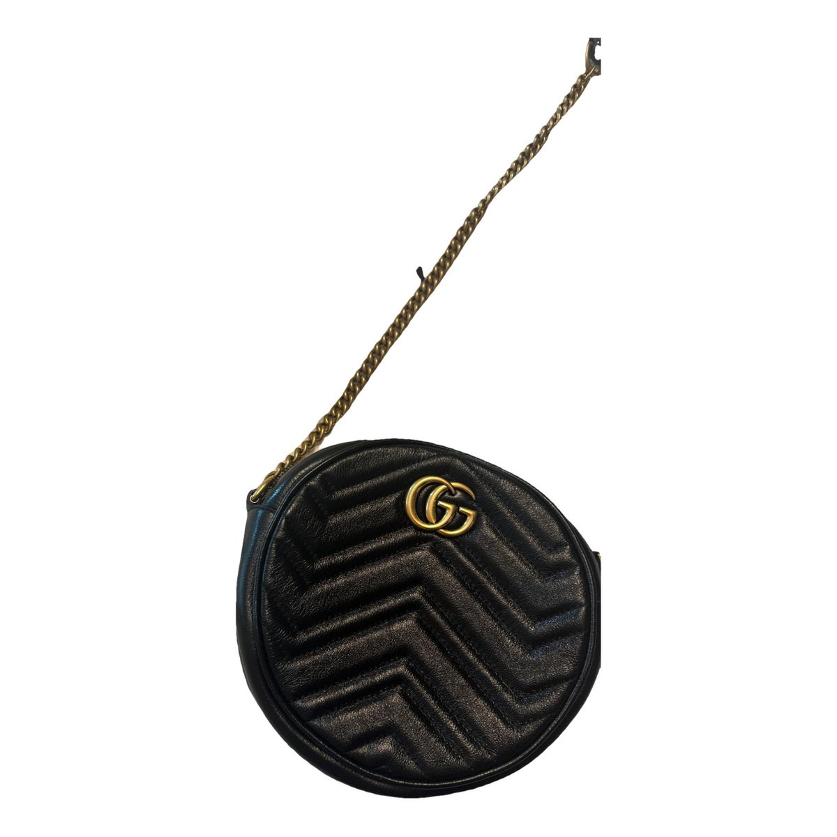 GG Marmont Round leather crossbody bag