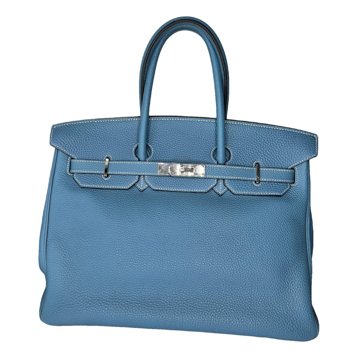 Birkin 35 leather handbag