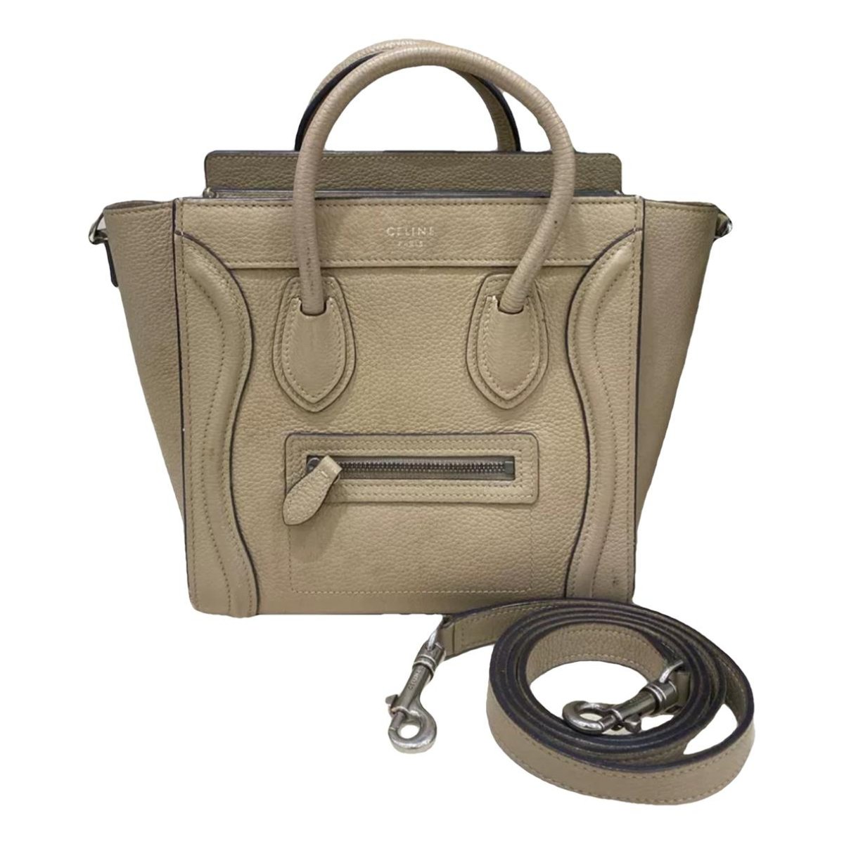 Nano Luggage leather handbag