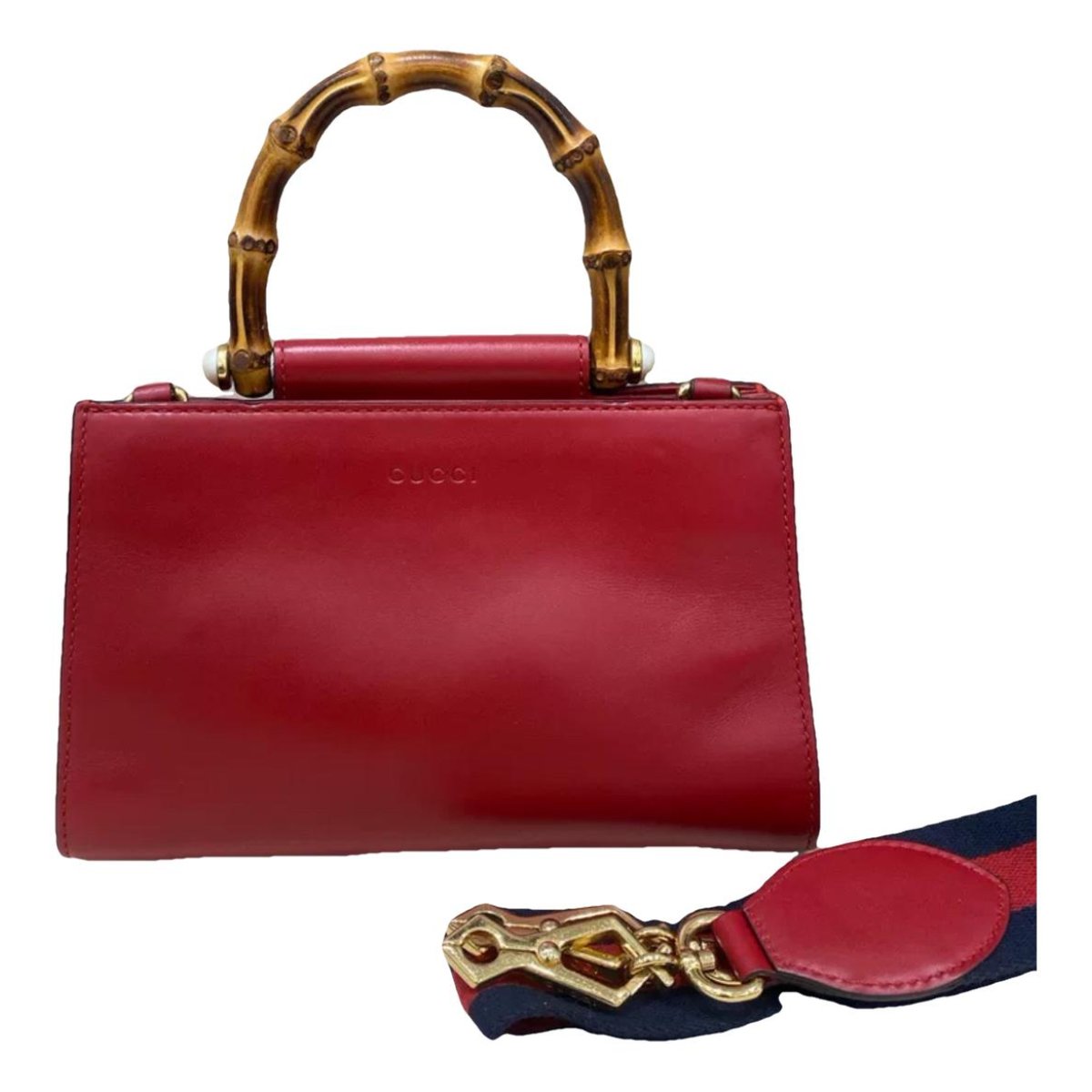 Bamboo Shopper leather tote