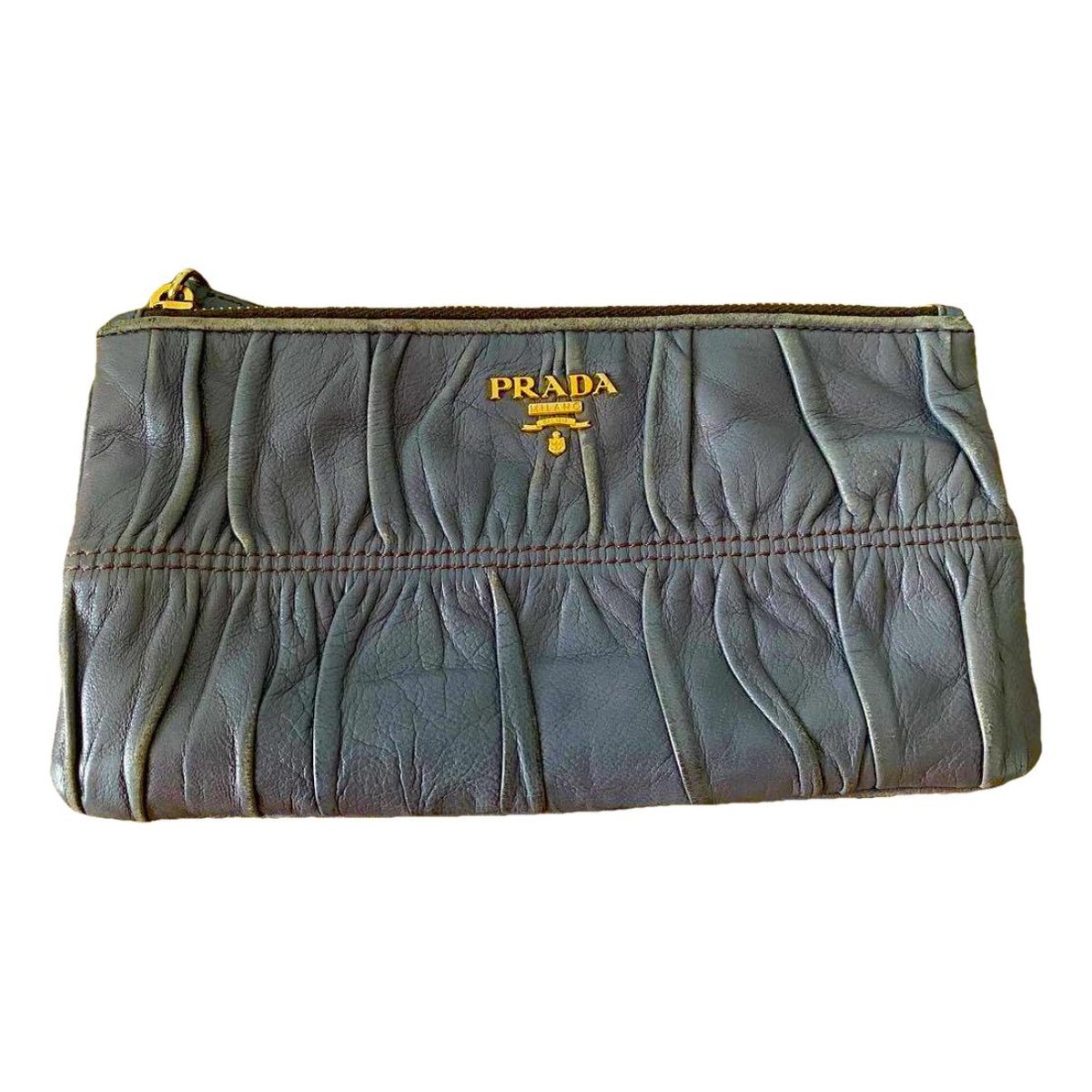 Diagramme leather clutch bag