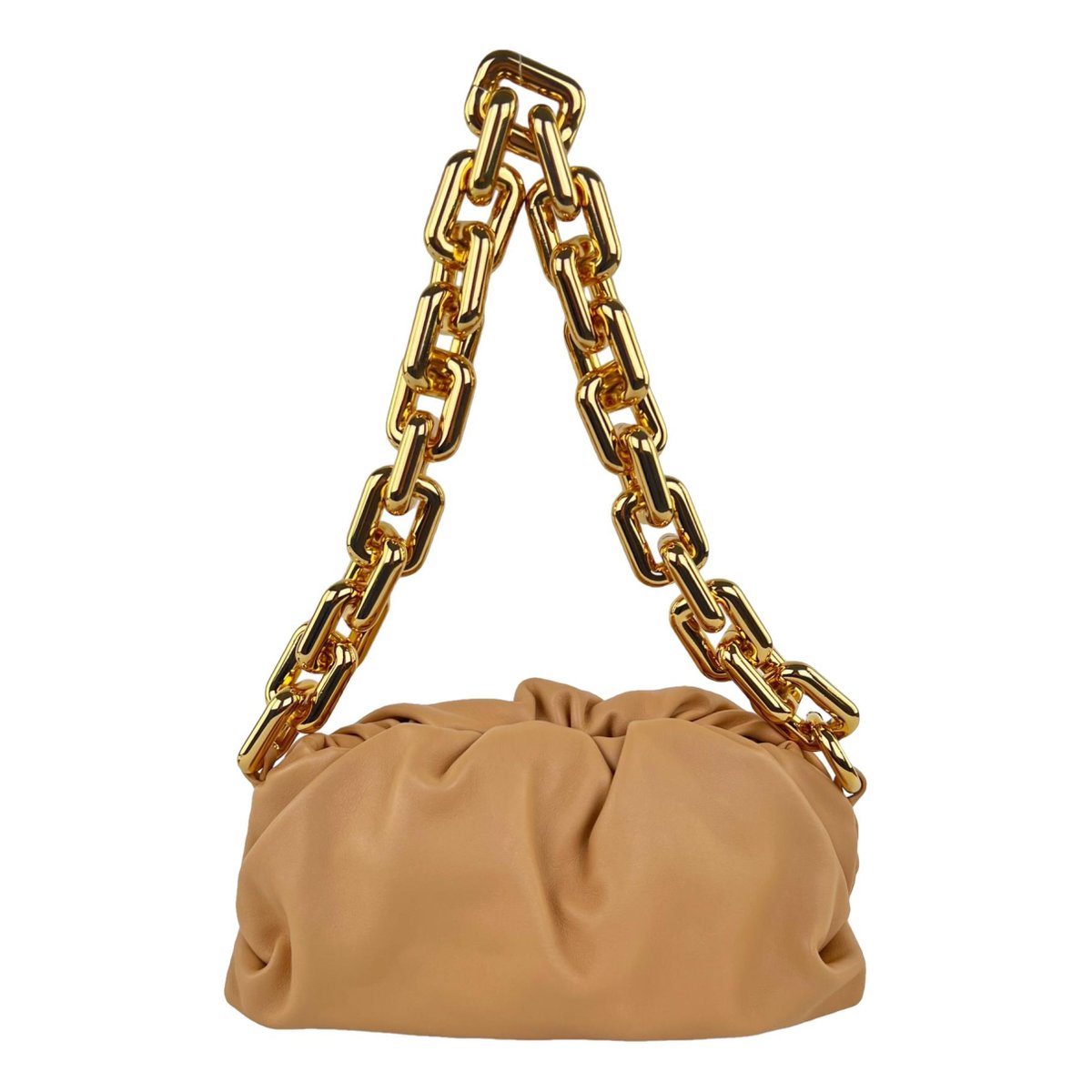 Chain Pouch leather handbag