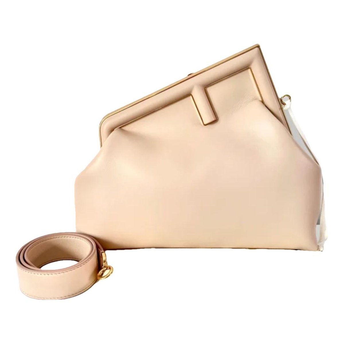 First leather handbag