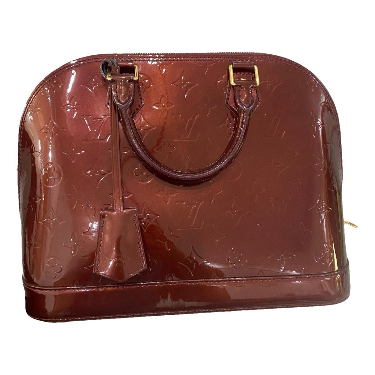 Alma patent leather handbag