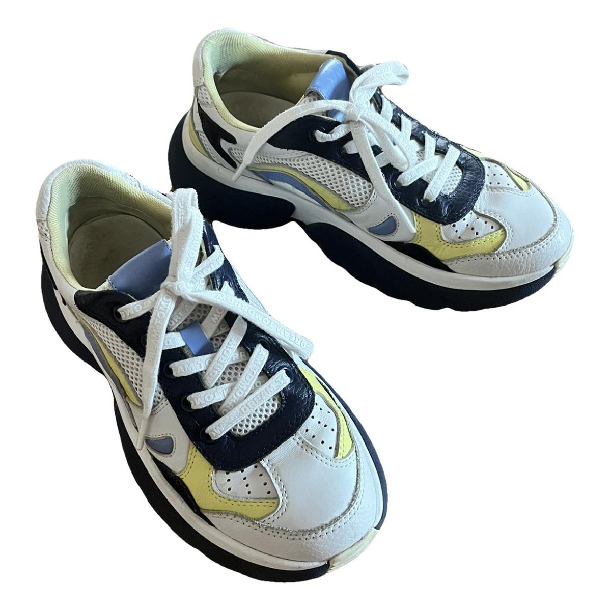 W20 leather trainers