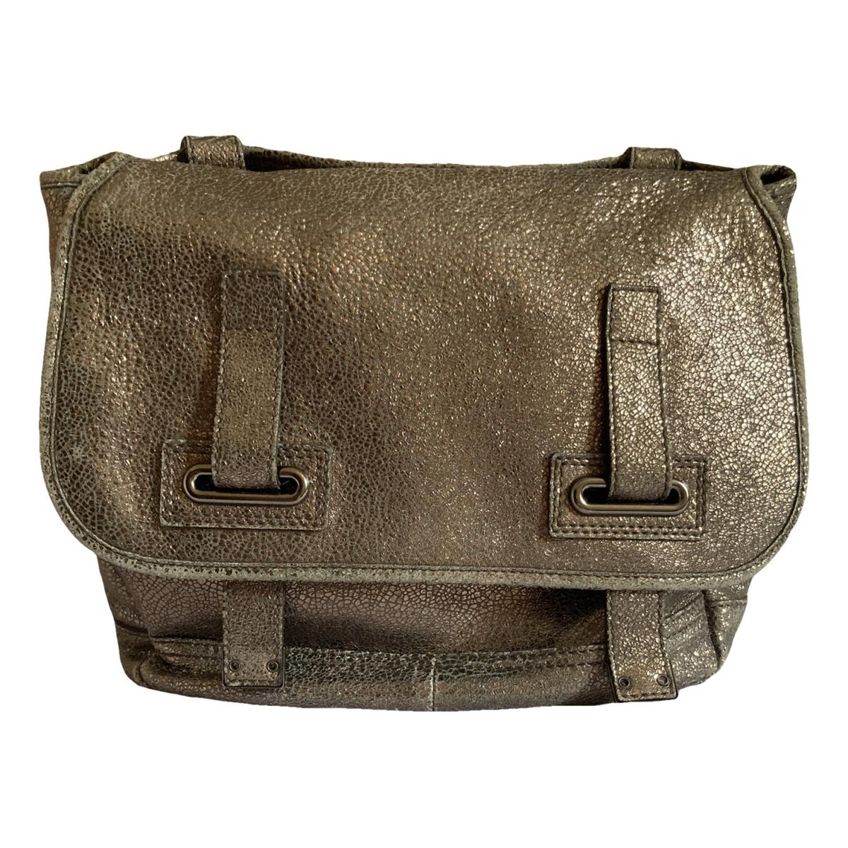 Messenger leather handbag
