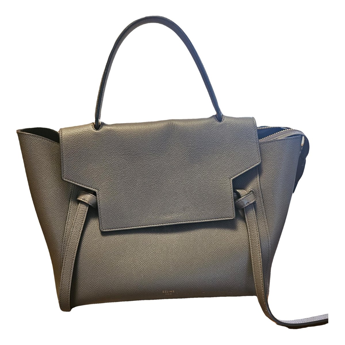 Belt leather handbag