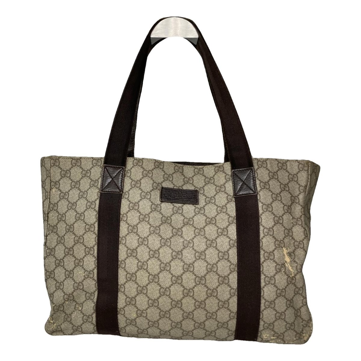 Ophidia Top Handle leather handbag