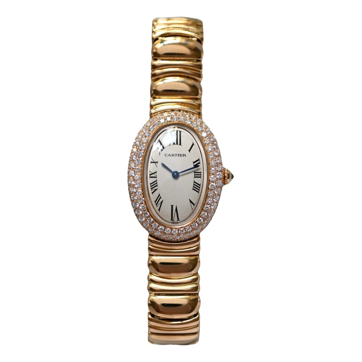 Baignoire yellow gold watch