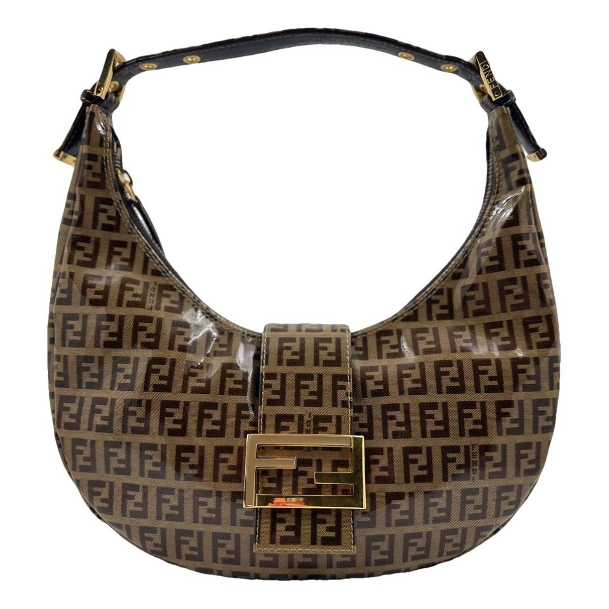 Croissant cloth handbag