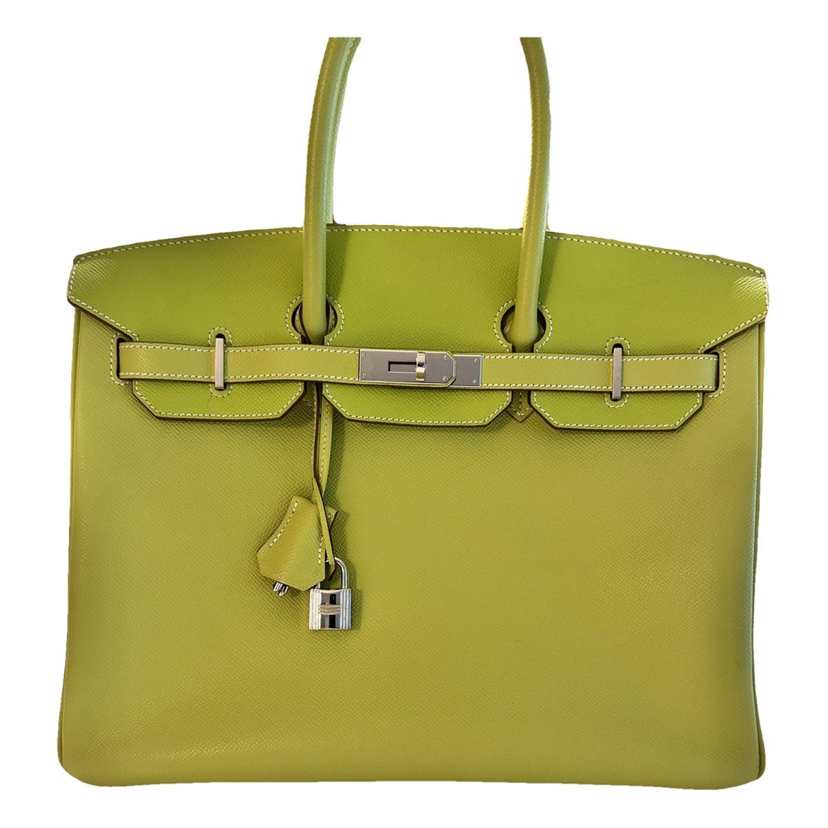 Birkin 35 leather handbag
