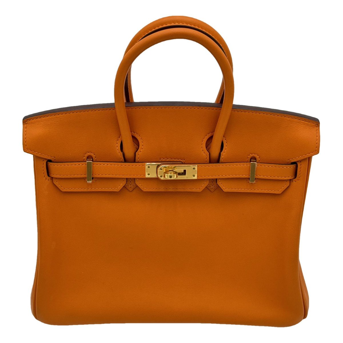 Birkin 25 leather handbag