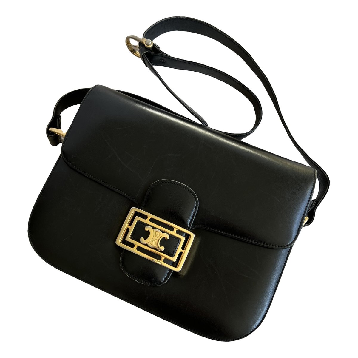 Triomphe leather crossbody bag