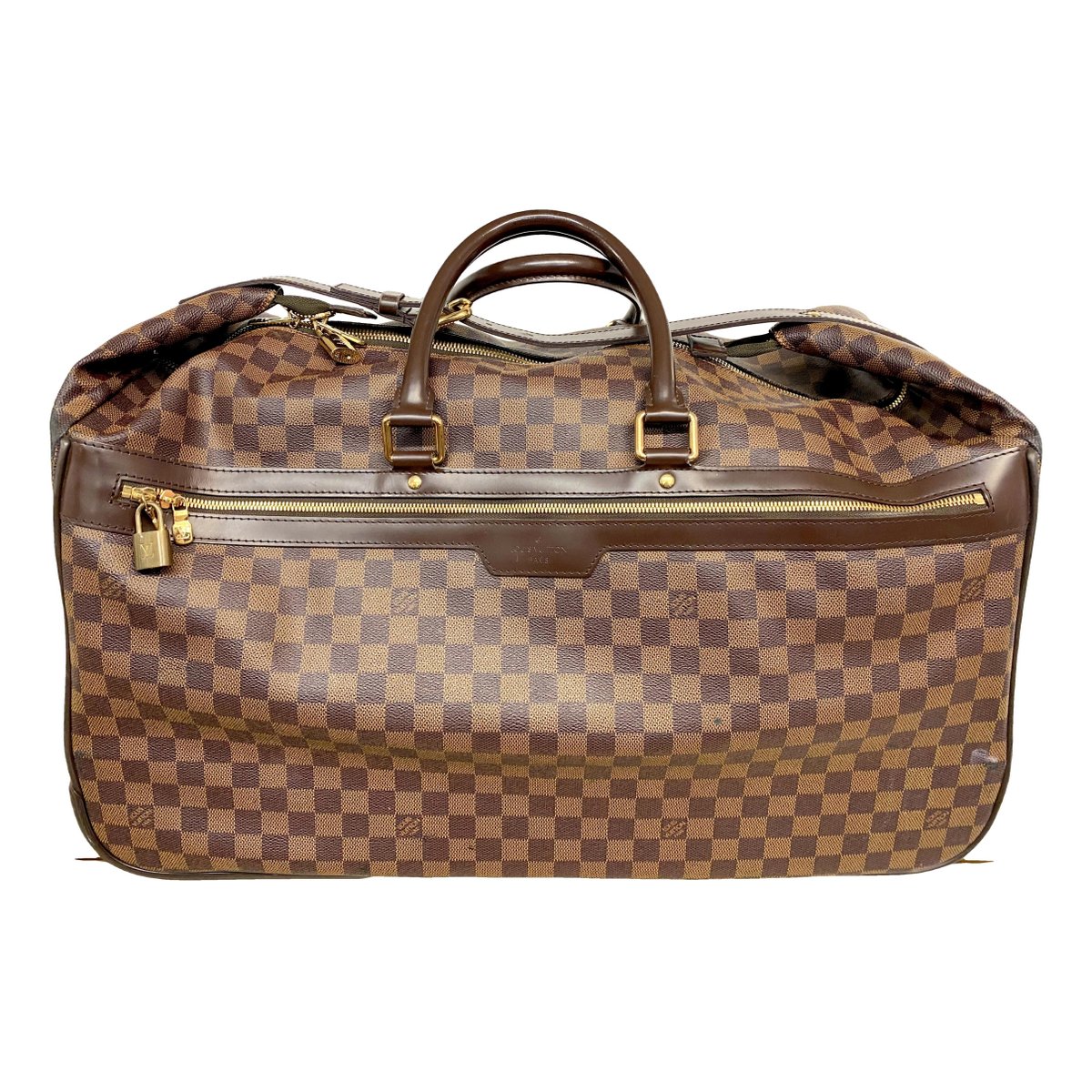 Eole leather travel bag