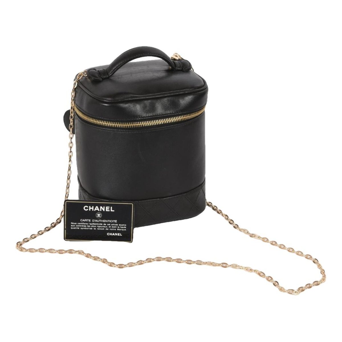 Trendy CC Vanity leather handbag