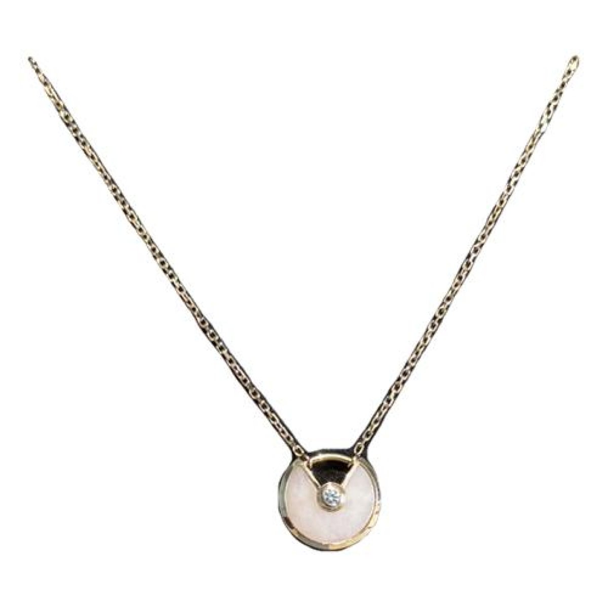 Amulette silver necklace