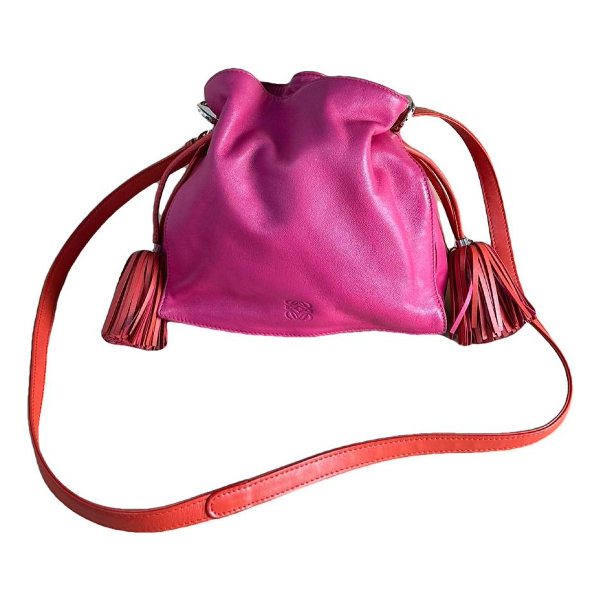 Flamenco leather handbag