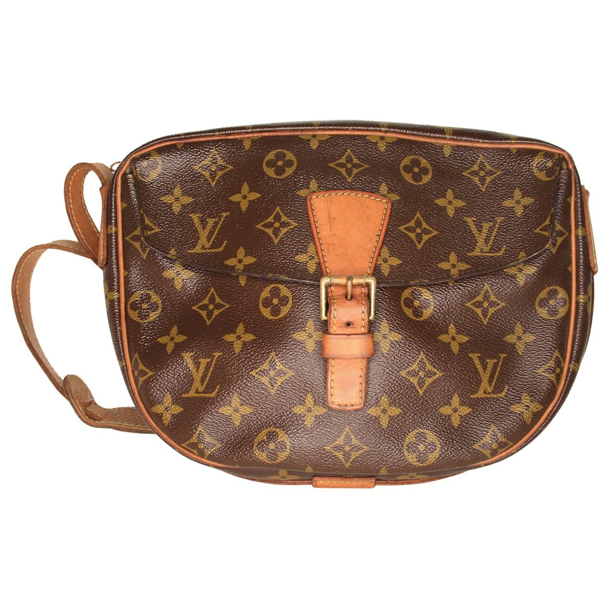 Jeune fille leather crossbody bag
