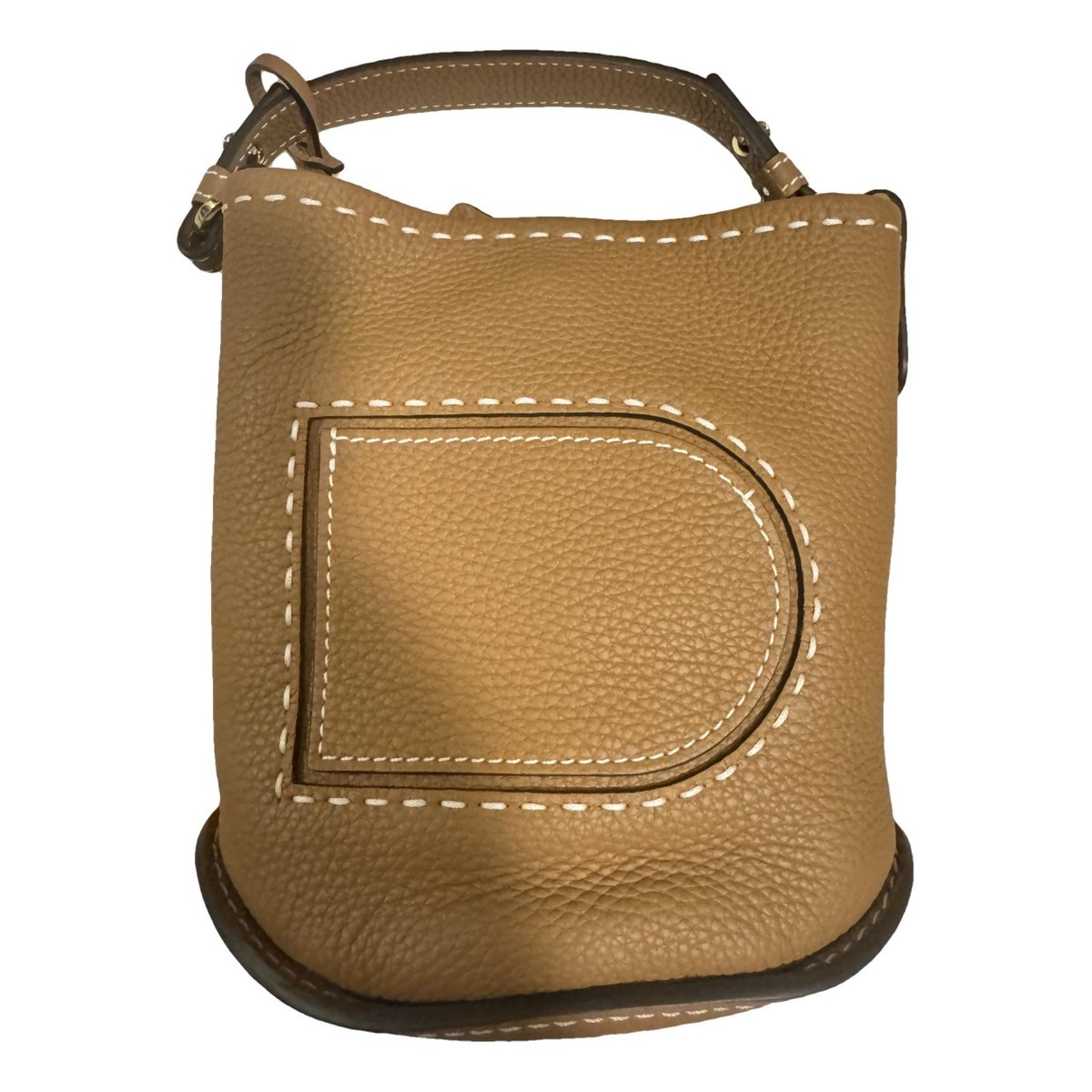 Pin leather handbag