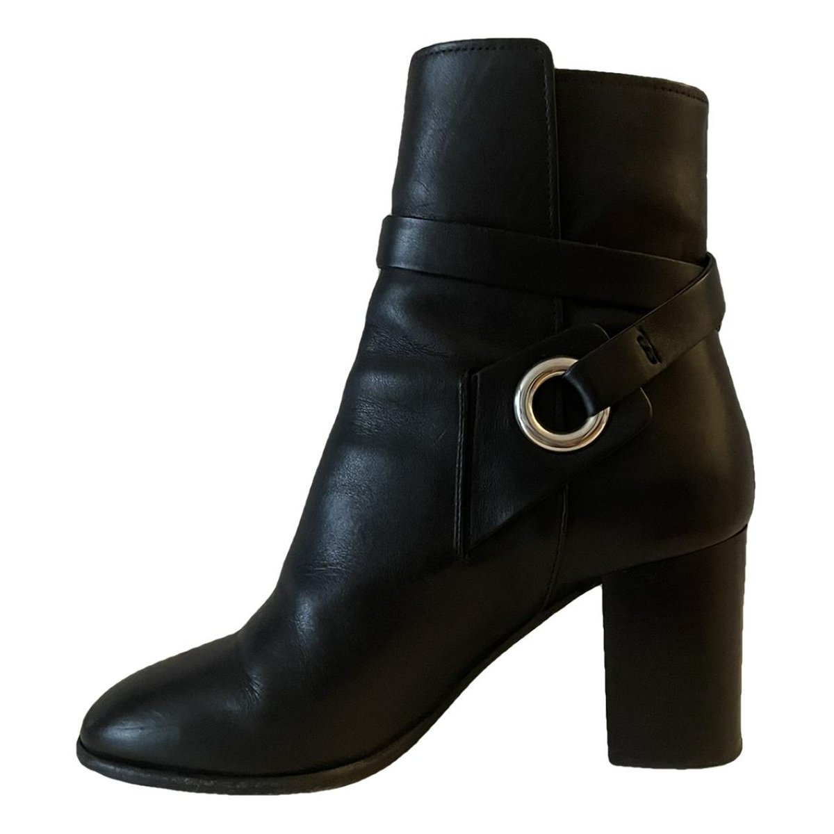 Garett leather buckled boots