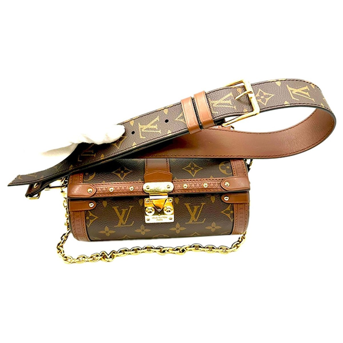 Papillon Trunk leather crossbody bag