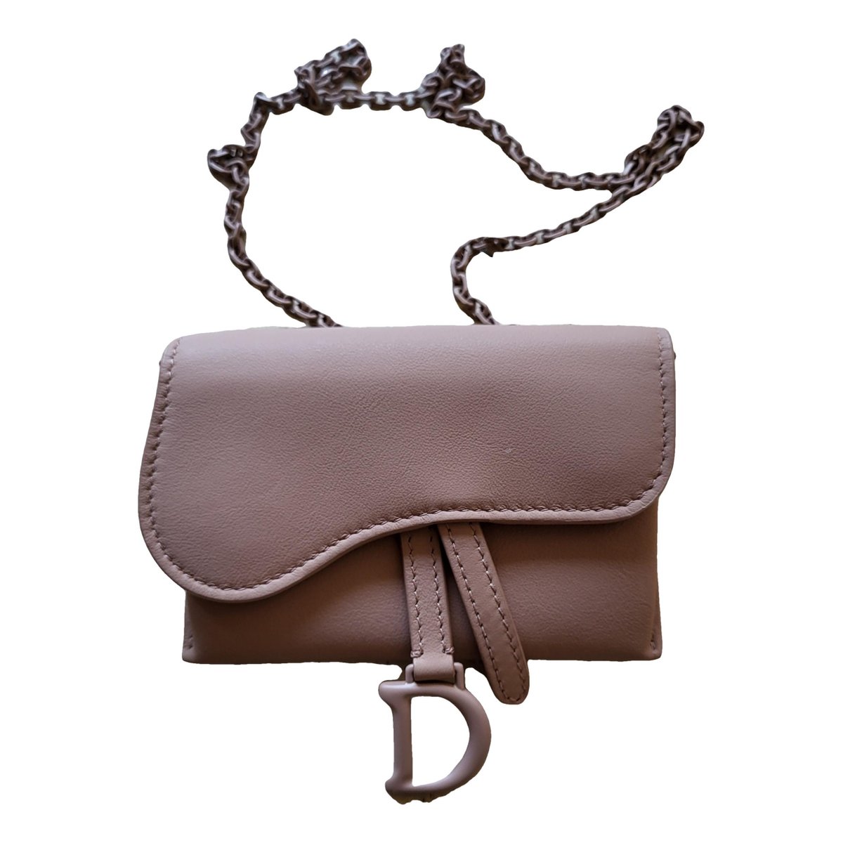 Saddle Wallet On Chain leather crossbody bag