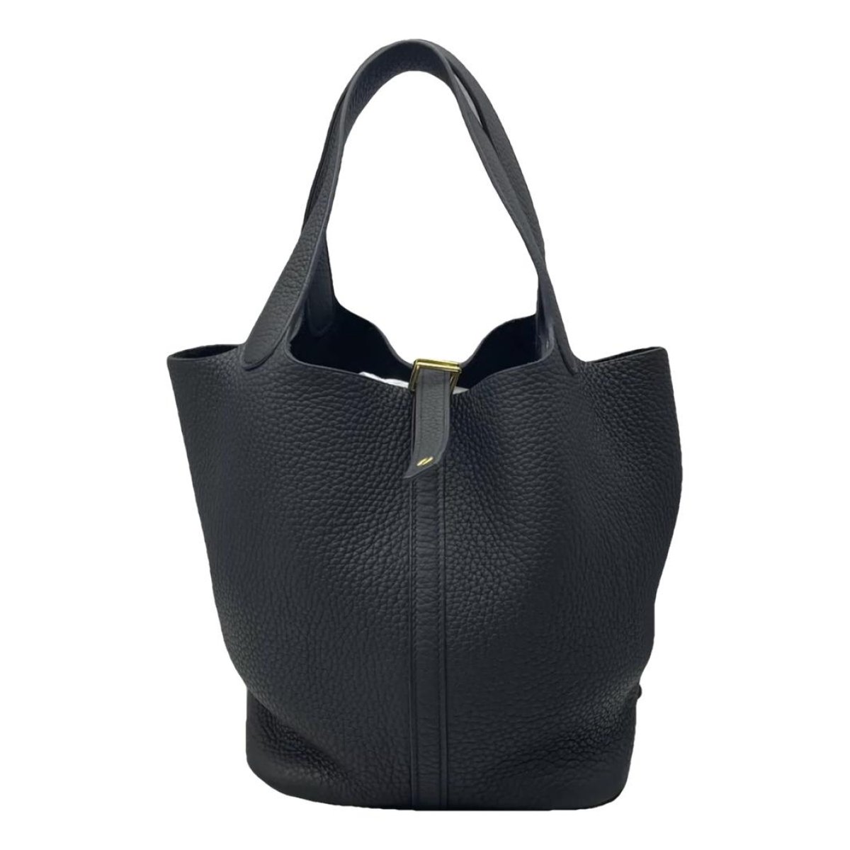 Picotin leather tote