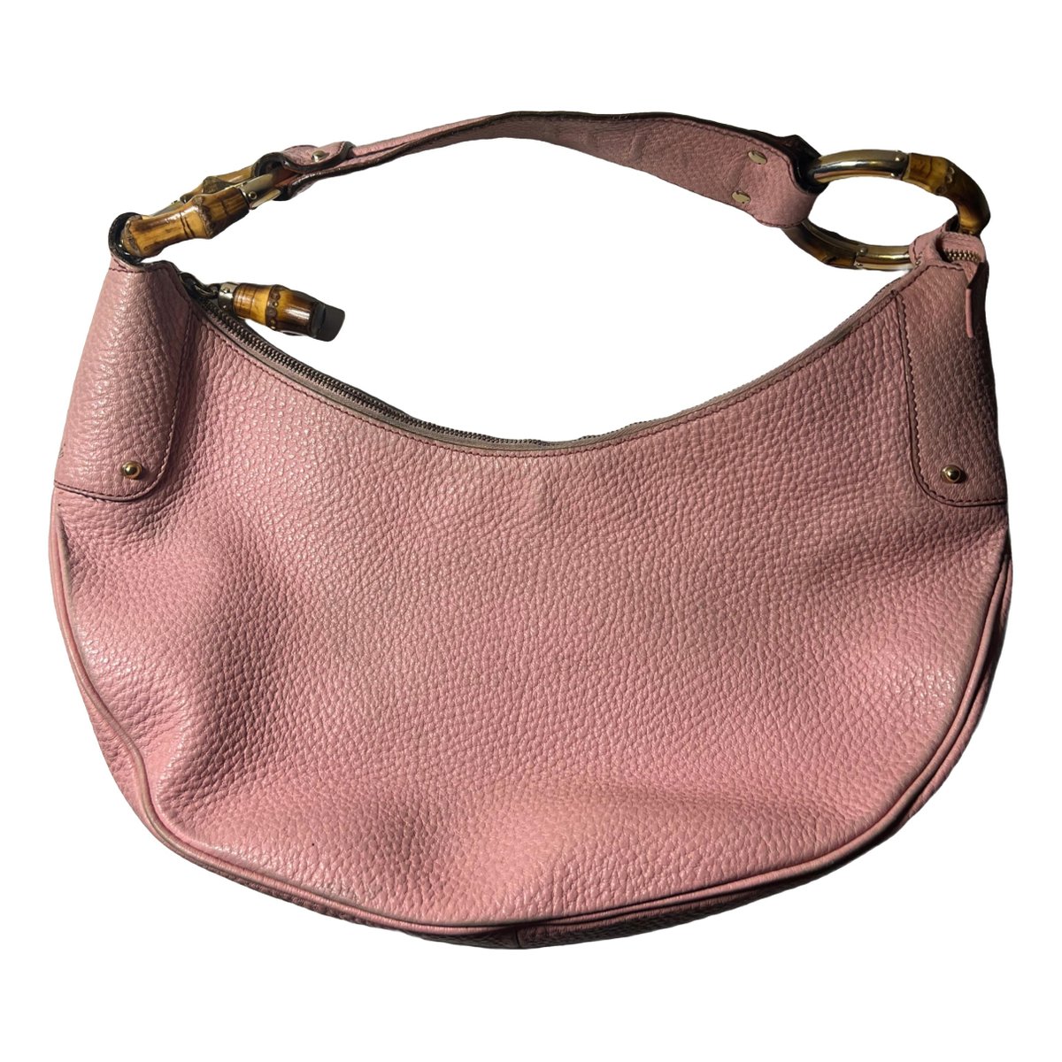Bamboo Ring leather handbag