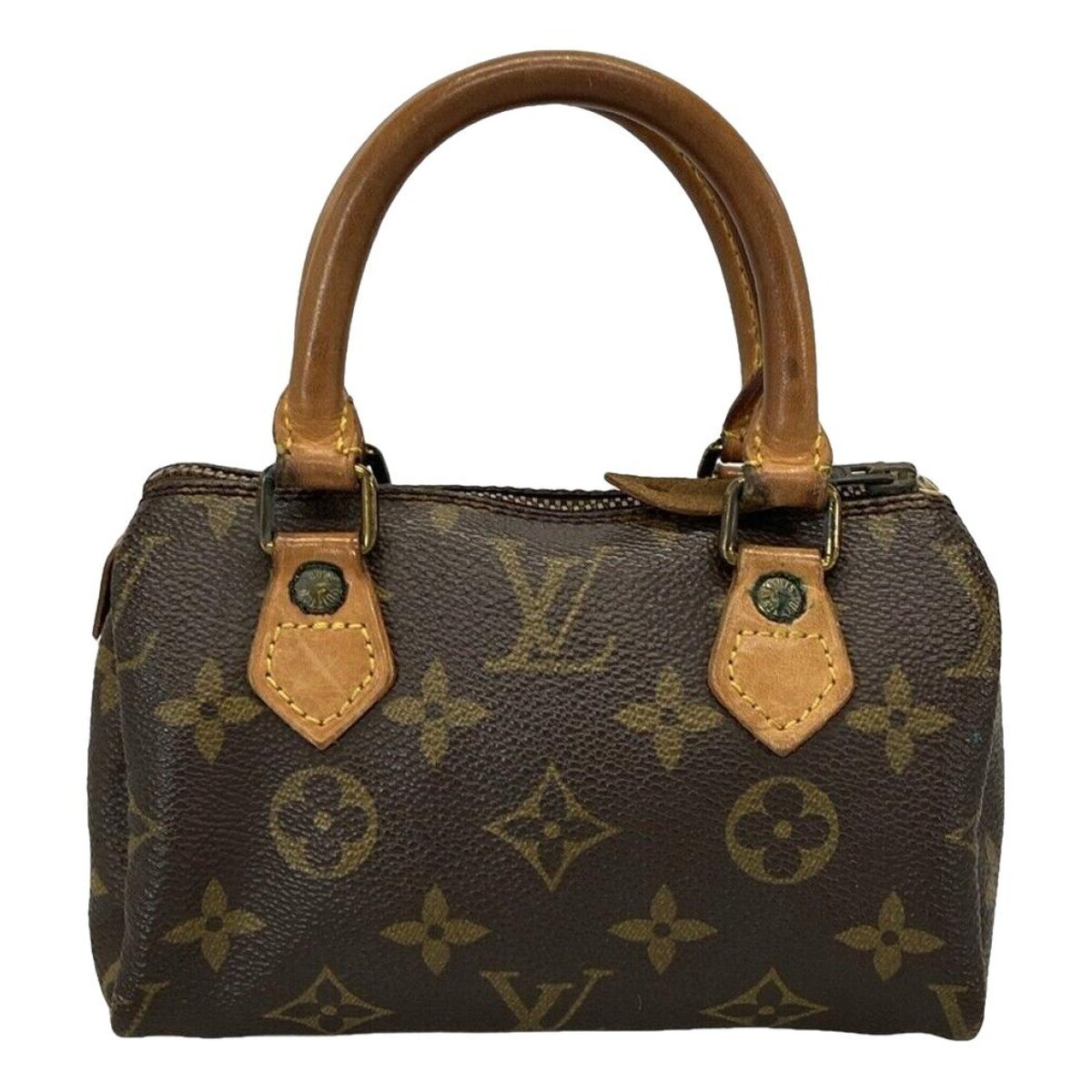 Nano Speedy / Mini HL leather handbag