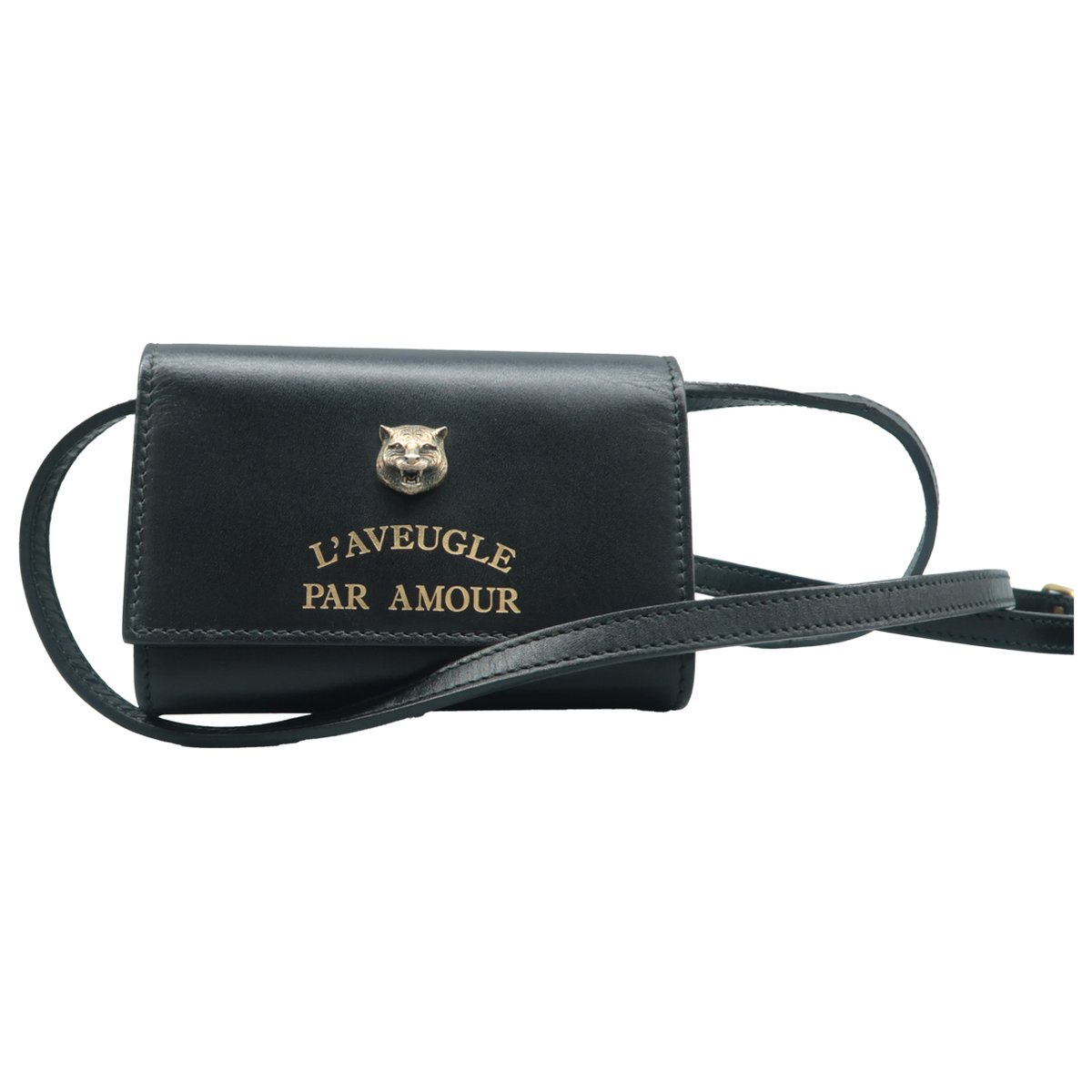 Animalier leather handbag