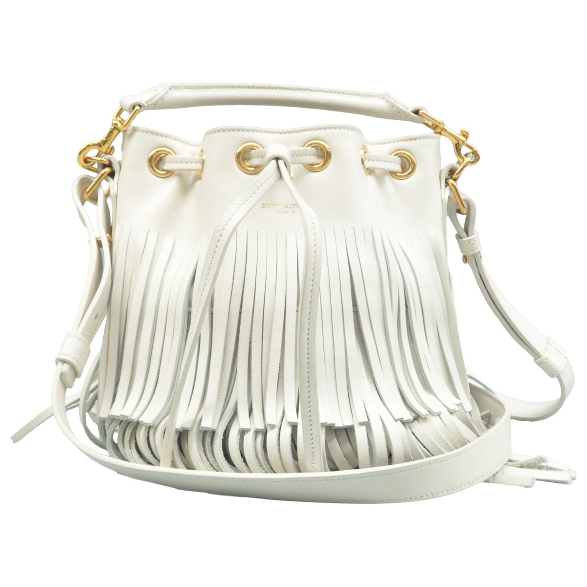 Emmanuelle leather satchel