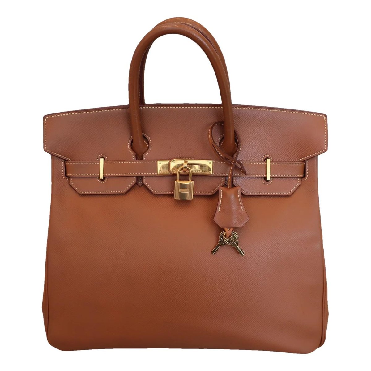 Haut à Courroies leather handbag