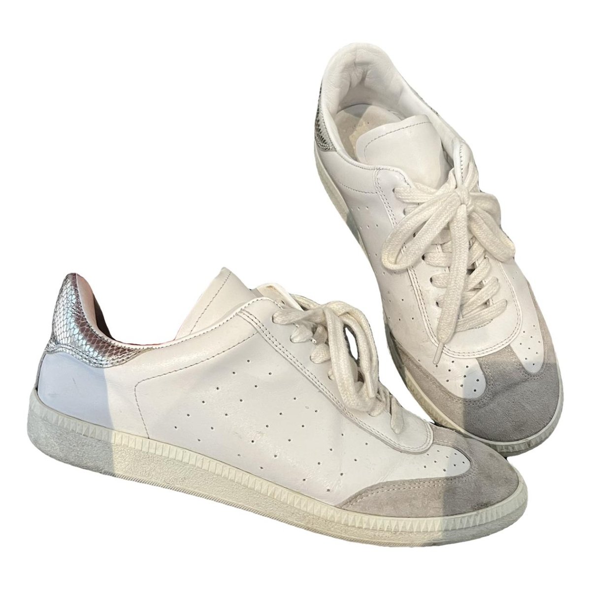 Bryce leather trainers