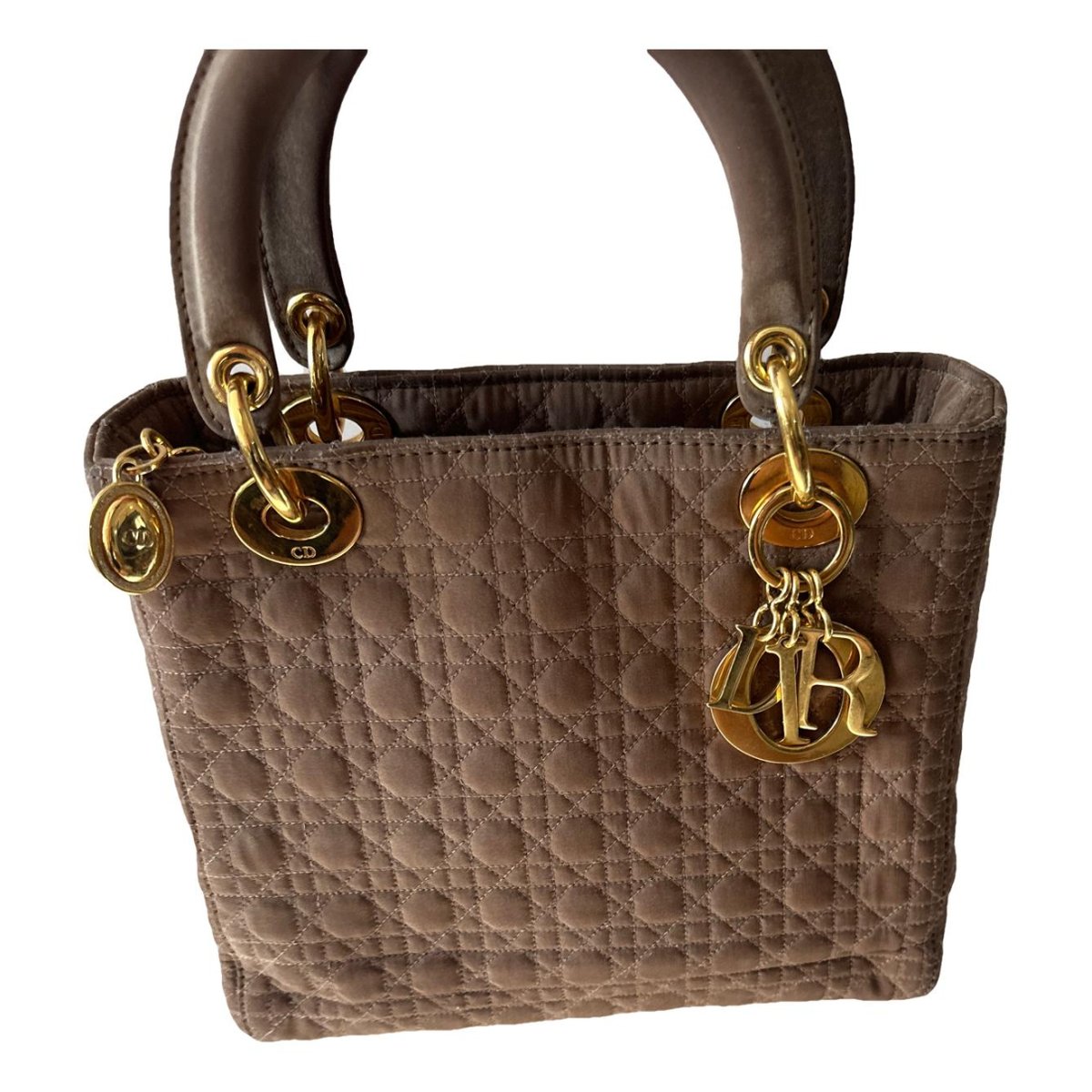 Lady Dior cloth handbag