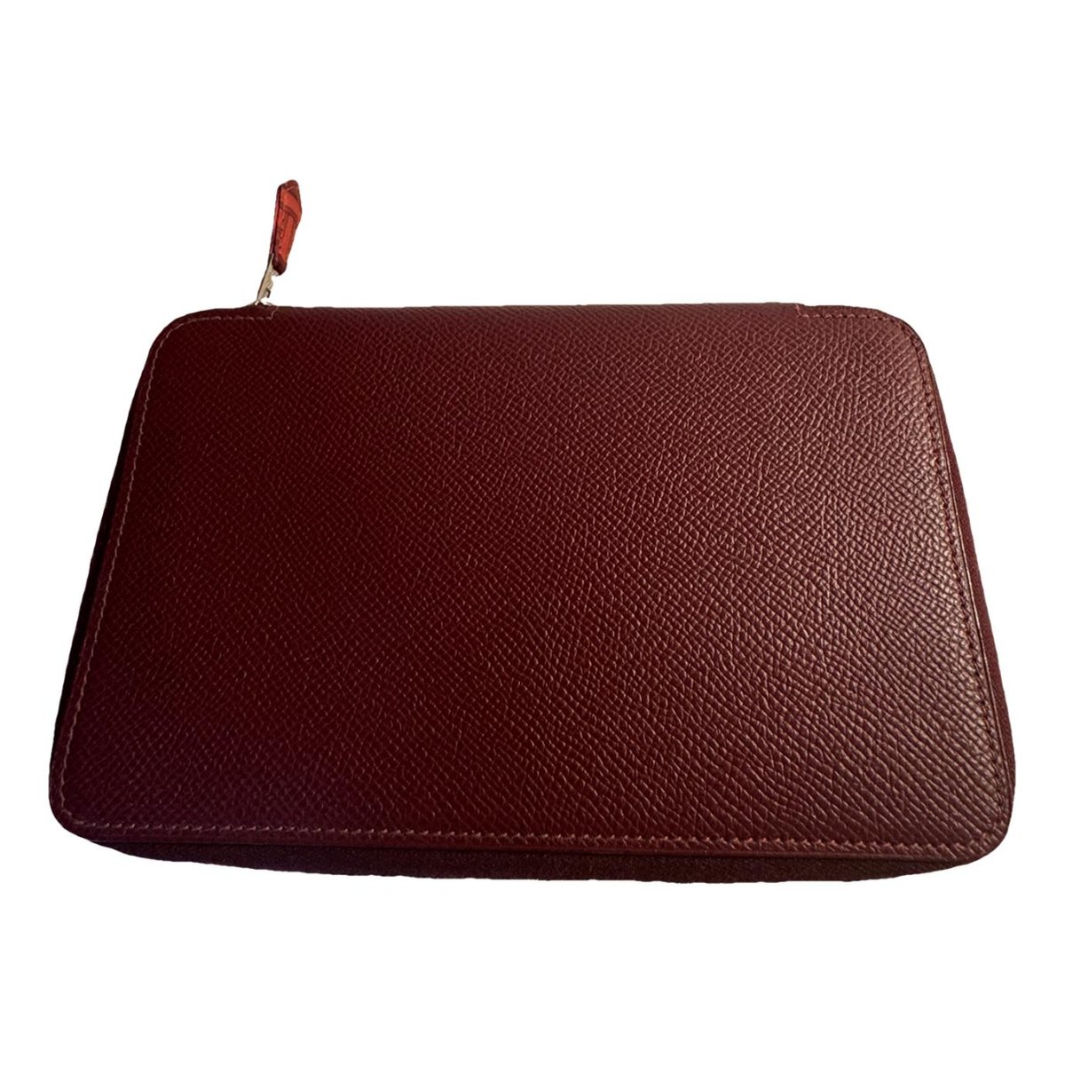 Silk'in leather wallet