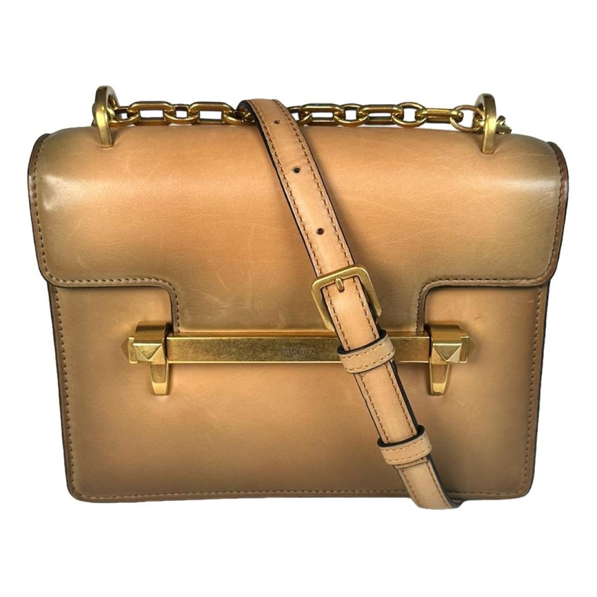Uptown leather handbag