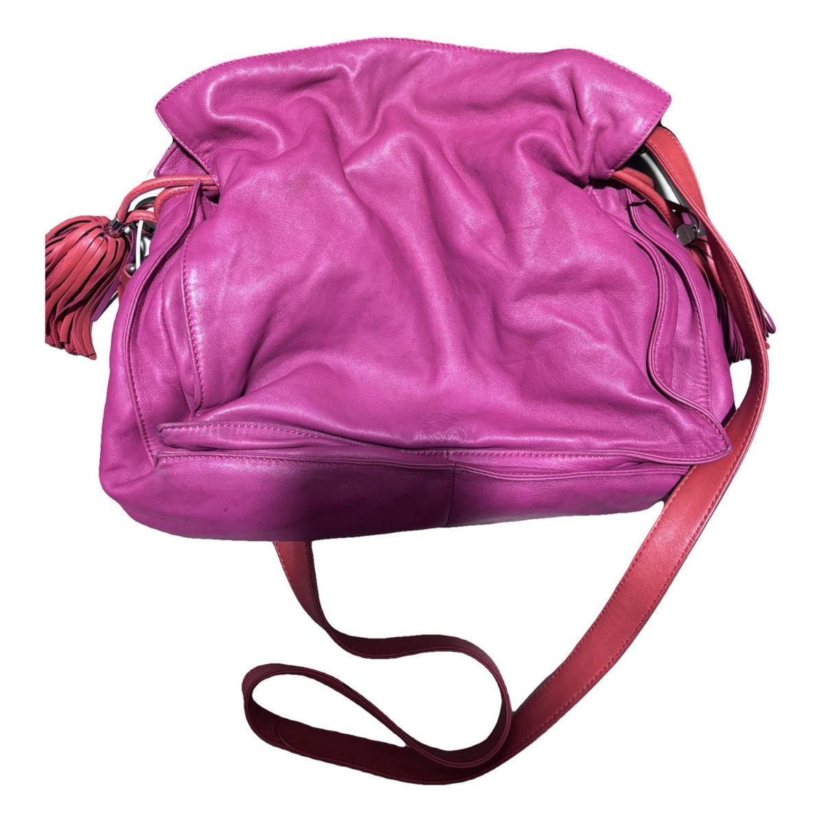 Flamenco leather handbag