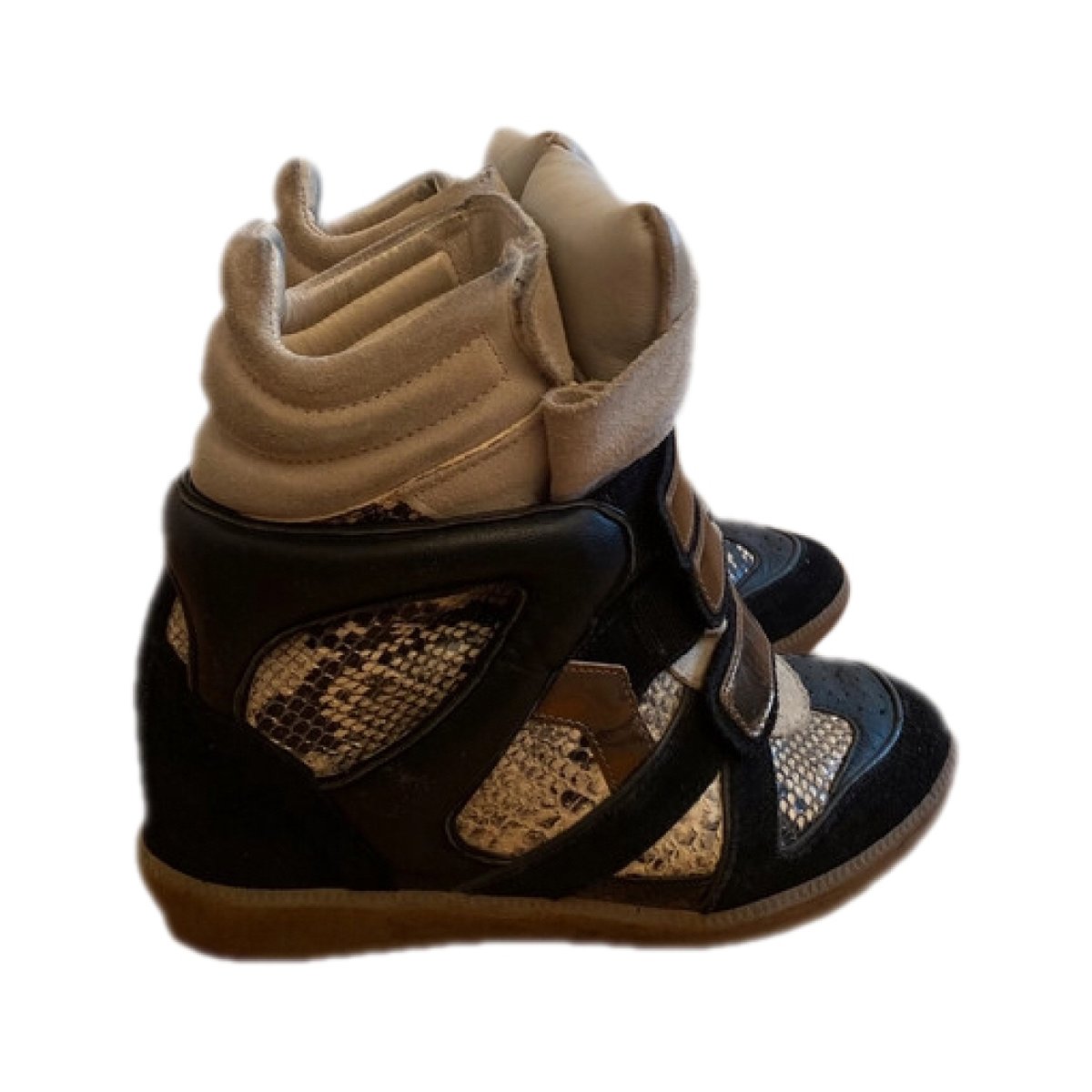 Beckett leather trainers