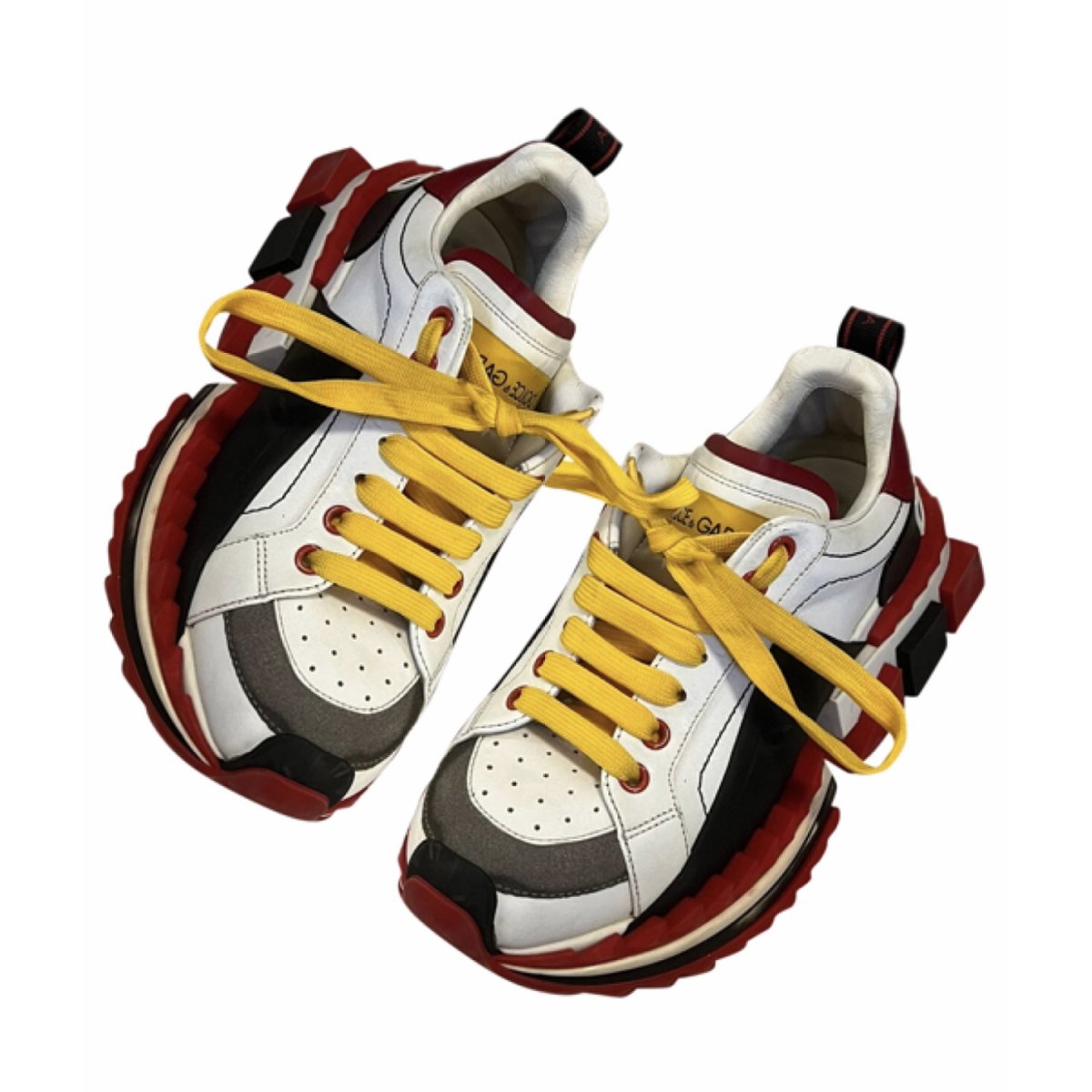 Super King leather trainers