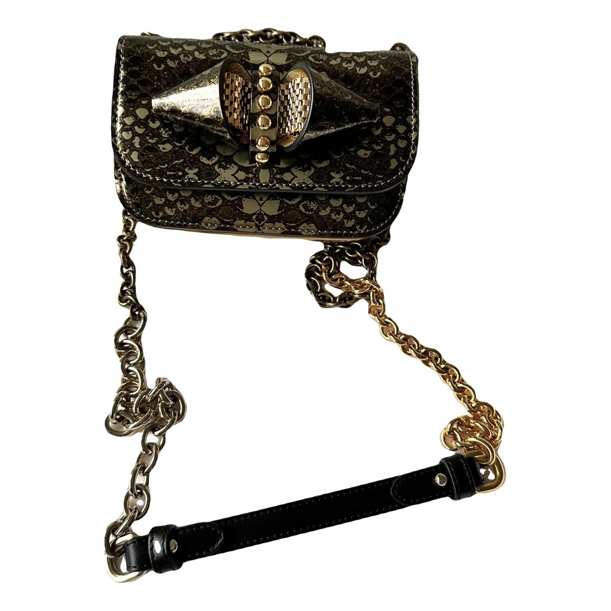 Sweet Charity leather clutch bag