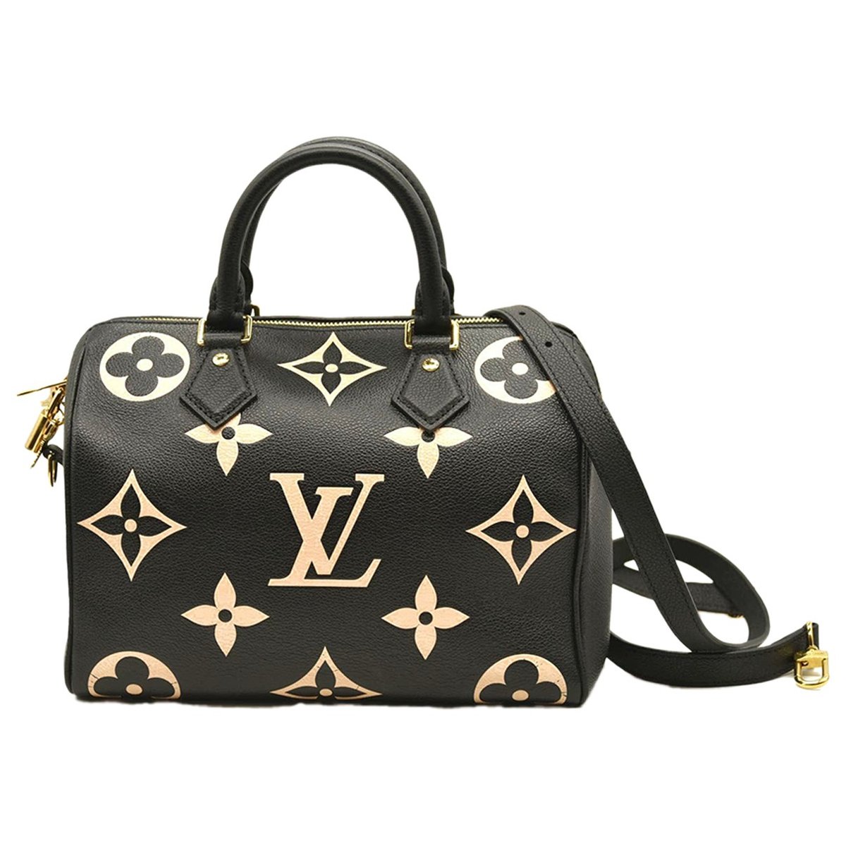Speedy leather handbag